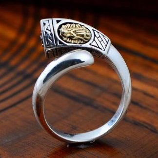 Sterling Silver Virgin Mary Wrap Ring
