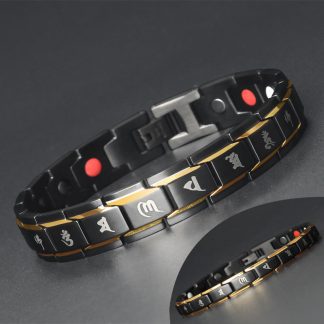 Mani Mantra Germanium Titanium Bracelet