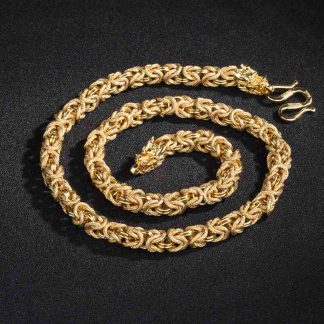 Gold Eternal Dragon Link Chain