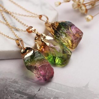 Watermelon Tourmaline Necklace