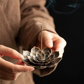Zen Lotus Incense Holder